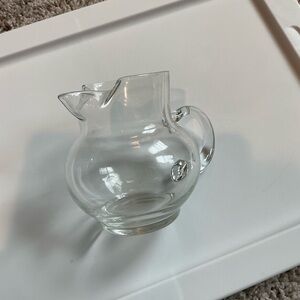 Small Clear Glass Pitcher